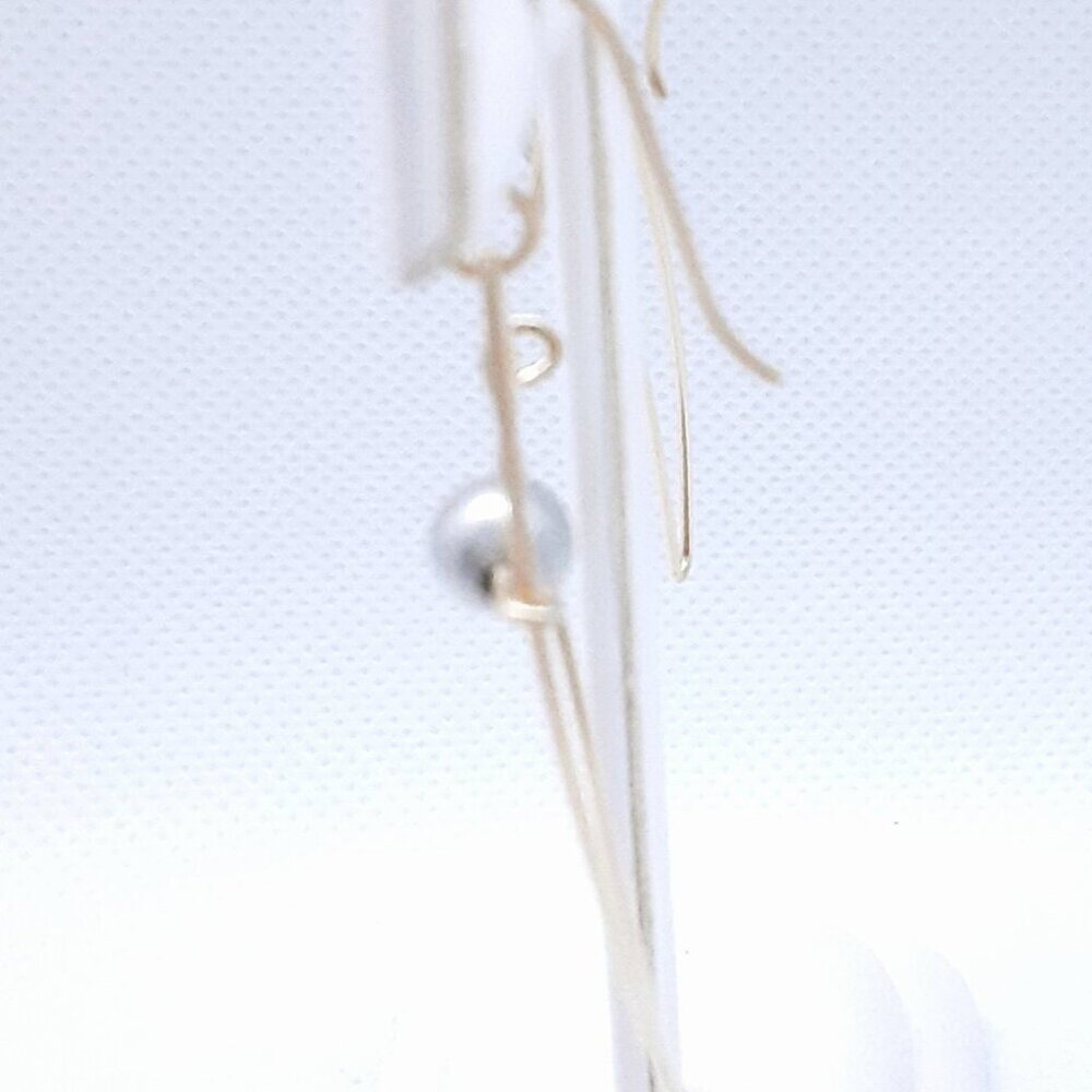NEW Rose gold vermeil wire drop earrings. - Picture 5 of 9